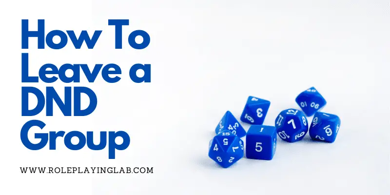 How To Leave a DND Group and blue DND dice
