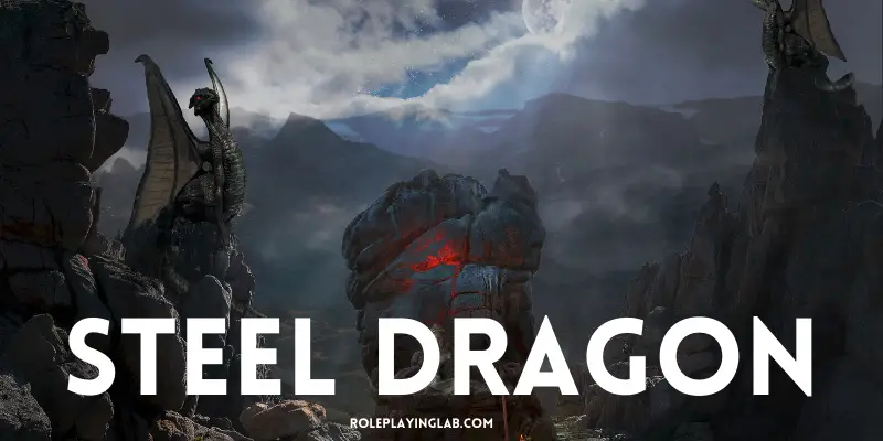 Dragons on big rocks—DND Steel Dragon