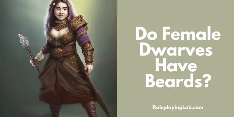 Female Dwarf with purple hair - do female dwarves have beards