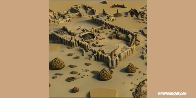 DND Desert Maps With Ruins